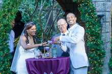 Heirloom Hourglass Unity Sand Ceremony Hourglass The Lakeside Wedding Unity Sand Ceremony Hourglass in Dark Oak by Heirloom Hourglass