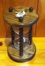 Heirloom Hourglass Unity Sand Ceremony Hourglass The Lakeside Wedding Unity Sand Ceremony Hourglass in Dark Oak by Heirloom Hourglass