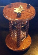 Heirloom Hourglass Unity Sand Ceremony Hourglass The Lakeside Wedding Unity Sand Ceremony Hourglass in Dark Oak by Heirloom Hourglass