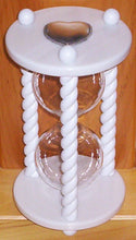 Heirloom Hourglass Unity Sand Ceremony Hourglass The White Wedding Unity Sand Ceremony Hourglass by Heirloom Hourglass
