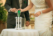 Heirloom Hourglass Unity Sand Ceremony Hourglass The White Wedding Unity Sand Ceremony Hourglass by Heirloom Hourglass