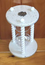 The White Wedding Unity Sand Ceremony Hourglass by Heirloom Hourglass