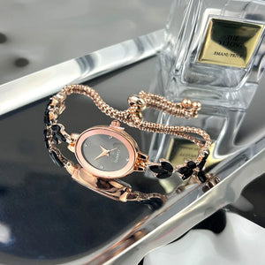 Women's Gemstone Quartz Bracelet Watch