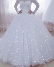 Heirloom Collections dress Gorgeous Princess A-Line Wedding Dress with Glitter