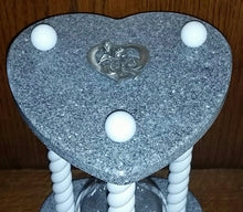 Heirloom Hourglass Heart Shaped Hourglass Wedding Hourglass - Heart Shaped Unity Sand Ceremony Hourglass in Bianco by Heirloom Hourglass - Makers of The Original Unity Hourglass