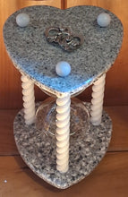 Heirloom Hourglass Heart Shaped Hourglass Wedding Hourglass - Heart Shaped Unity Sand Ceremony Hourglass in Bianco by Heirloom Hourglass - Makers of The Original Unity Hourglass