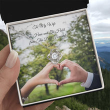 Heirloom Hourglass Jewelry 14K White Gold Finish / Standard Box Love Knot Wedding Day Necklace