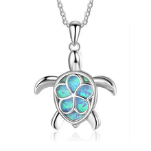 Heirloom Hourglass necklace Beach Blue Fire Opal Pendant Necklace in Various Designs