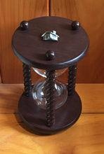 Heirloom Hourglass Unity Sand Ceremony Hourglass The Aegean Unity Sand Ceremony Hourglass in Dark Brown by Heirloom Hourglass