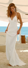 Sexy Beach Wedding Dress with Spahetti Straps