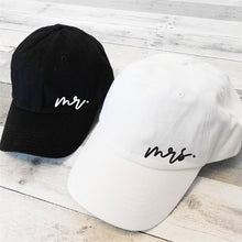 Custom Mr. Mrs. Hats for Honeymoon