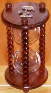 The Hawaiian Wedding Koa Unity Sand Ceremony Hourglass by Heirloom Hourglass