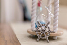 Heirloom Hourglass custom charms Custom Ship Wheel Charm Closure by Heirloom Hourglass The Original Wedding Hourglass