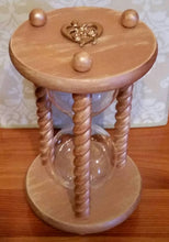 Heirloom Hourglass custom charms Sand Ceremony Hourglass - Rose Gold Charm Closure for Wedding Hourglass