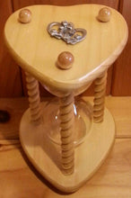 Heirloom Hourglass Heart Shaped Hourglass Heart Shaped Wedding Unity Sand Ceremony Hourglass in Dark Oak or other options