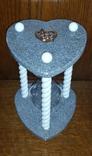 Heirloom Hourglass Heart Shaped Hourglass Unity Hourglass Heart Shaped in Starry Sky by Heirloom Hourglass - The Makers of The Original Wedding Hourglass