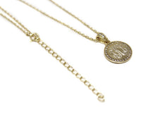 Heirloom Hourglass jewelry Round Gold Monogram Necklace