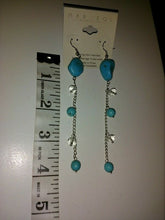 Heirloom Hourglass MARYSOL TURQUOISE LARIMAR DANGLE EARRINGS