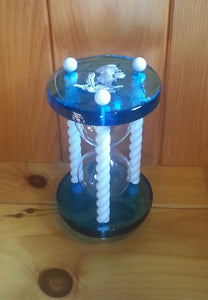 Heirloom Hourglass Unity Sand Ceremony Hourglass Sand Ceremony Hourglass - The Blue Ocean Wedding Unity Sand Ceremony Hourglass