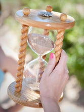 Heirloom Hourglass Unity Sand Ceremony Hourglass The Acorn Wedding Unity Sand Ceremony Hourglass in Clear Oak by Heirloom Hourglass