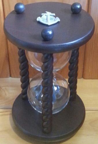 The Aegean Unity Sand Ceremony Hourglass in Dark Brown by Heirloom Hou ...