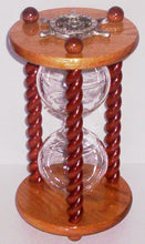 Heirloom Hourglass Unity Sand Ceremony Hourglass The Cabernet Unity Sand Ceremony Hourglass by Heirloom Hourglass - Oak and Mahogany