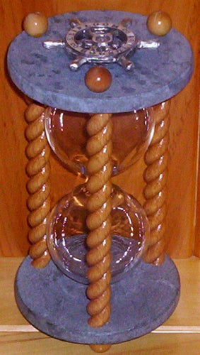 Heirloom Hourglass Unity Sand Ceremony Hourglass The Canyon Unity Sand Ceremony Hourglass by Heirloom Hourglass - Soapstone and Oak