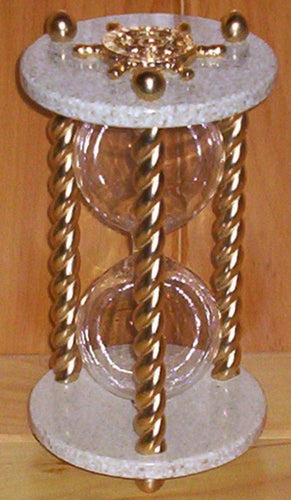 Heirloom Hourglass Unity Sand Ceremony Hourglass The Champagne Toast Unity Sand Ceremony Hourglass by Heirloom Hourglass