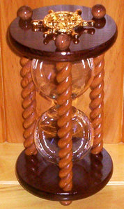 Heirloom Hourglass Unity Sand Ceremony Hourglass The Equinox Unity Sand Ceremony Hourglass by heirloom Hourglass - Walnut and Cherry