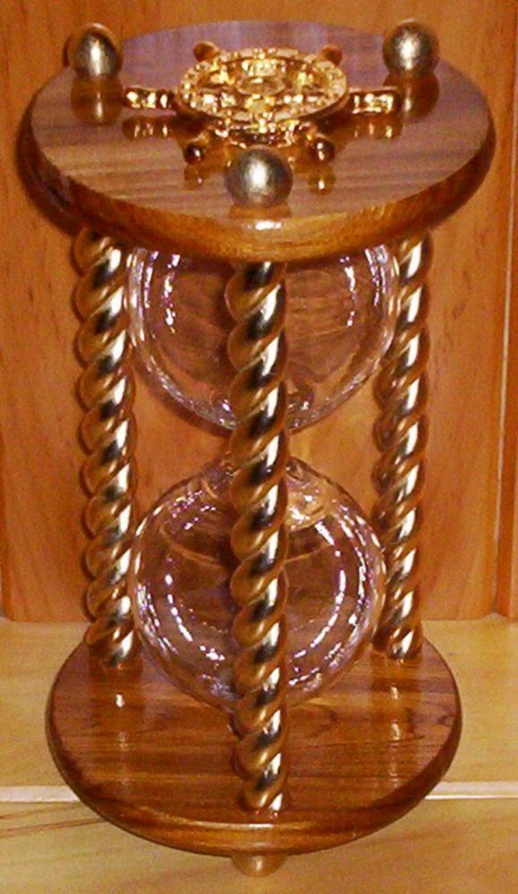 Heirloom Hourglass Unity Sand Ceremony Hourglass The Gold Coast Unity Sand Ceremony Hourglass by Heirloom Hourglass - Cedar and Gold