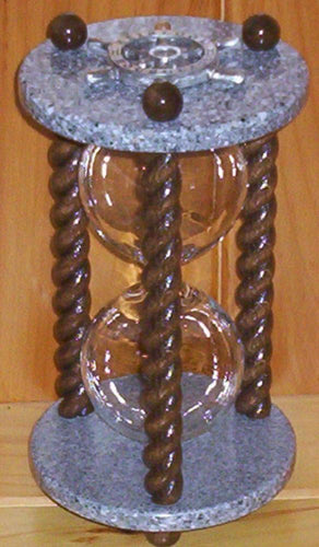 Heirloom Hourglass Unity Sand Ceremony Hourglass The Hampton Unity Sand Ceremony Hourglass by Heirloom Hourglass