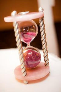 Heirloom Hourglass Unity Sand Ceremony Hourglass The Heart Stone Rose Quart Unity Sand Ceremony Heirloom Hourglass