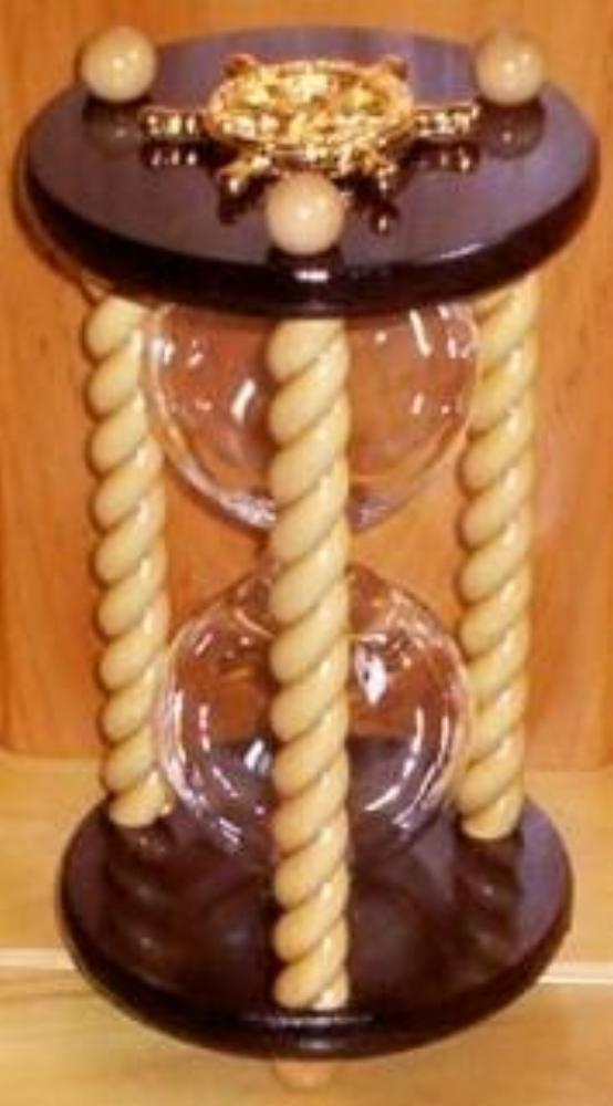 Heirloom Hourglass Unity Sand Ceremony Hourglass The Lantern Unity Sand Ceremony Hourglass by Heirloom Hourglass - Walnut and Maple