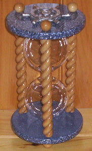 Heirloom Hourglass Unity Sand Ceremony Hourglass The Mediterranean Wedding Unity Sand Ceremony Hourglass by Heirloom Hourglass