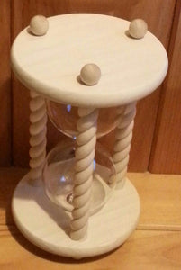Heirloom Hourglass Unity Sand Ceremony Hourglass The Natural Unity Sand Ceremony Hourglass in Poplar, Oak, Cherry, Walnut, Maple, Cedar, or Pine