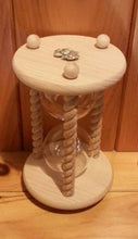 Heirloom Hourglass Unity Sand Ceremony Hourglass The Natural Unity Sand Ceremony Hourglass™ in Poplar or Oak by Heirloom Hourglass