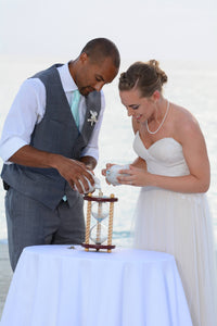 Heirloom Hourglass Unity Sand Ceremony Hourglass The Newport Wedding Unity Sand Ceremony Hourglass by Heirloom Hourglass