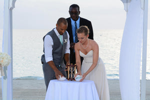 Heirloom Hourglass Unity Sand Ceremony Hourglass The Newport Wedding Unity Sand Ceremony Hourglass by Heirloom Hourglass
