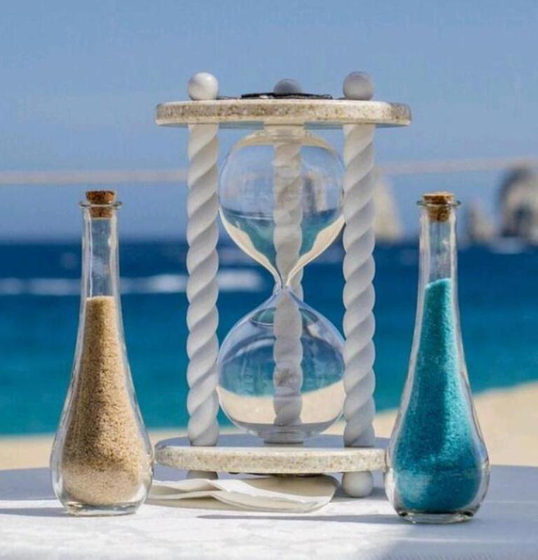 The Paradise Wedding Unity Sand Ceremony Hourglass by Heirloom Hourgla ...