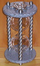 Heirloom Hourglass Unity Sand Ceremony Hourglass The Silver Anniversary Hourglass by Heirloom Hourglass