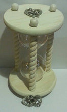 Heirloom Hourglass Unity Sand Ceremony Hourglass The Vintage Wedding Unity Sand Ceremony Hourglass in Shabby Chic Antique Ivory