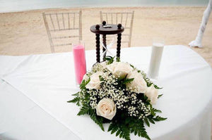 Heirloom Hourglass Unity Sand Ceremony Hourglass The Wedding Day in Black Unity Sand Ceremony Hourglass by Heirloom Hourglass