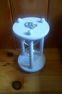 Heirloom Hourglass Unity Sand Ceremony Hourglass The Wedding Day in Ivory Unity Sand Ceremony Hourglass by Heirloom Hourglass
