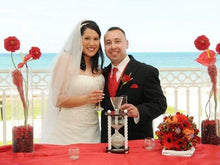 Heirloom Hourglass Unity Sand Ceremony Hourglass Valentine Wedding Hourglass - The Valentine Wedding Unity Sand Ceremony Hourglass