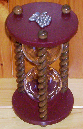 Heirloom Hourglass Unity Sand Ceremony Hourglass Vineyard Wedding Unity Sand Ceremony Hourglass by Heirloom Hourglass