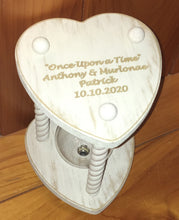 Heirloom Hourglass Vintage Ivory Heart Wedding Hourglass