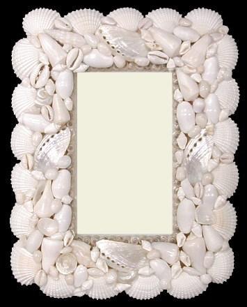 White Shell Photo Frame White Seashell Picture Frame – Heirloom Hourglass