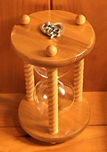 The Hope Chest Cedar Wedding Unity Sand Ceremony Hourglass by Heirloom Hourglass